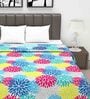 Blue Abstract 120 GSM Double Bed Dohar