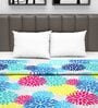 Blue Abstract 120 GSM Double Bed Dohar