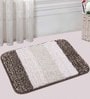 Multicolor Geometric Microfibre 20x14 Inches AntiSkid Bath Mats (Set of 2)