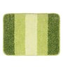 Green and Blue Geometric Microfibre 20x14 Inches AntiSkid Bath Mat (Set of 2)