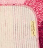 Pink Geometric Microfibre 20x14 Inches AntiSkid Bath Mat (Set of 2)