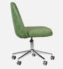 Micros Leatherette Guest Chair In Green Colour