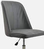 Micros Leatherette Guest Chair In Grey Colour