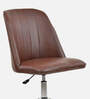 Micros Leatherette Guest Chair In Tan Colour