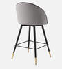 Micros Velvet Barchair in Grey Colour