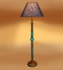 Blue Mid Century Modern Floor Lamp