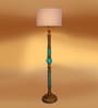 Grey Mid Century Modern Floor Lamp