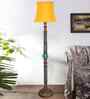 Yellow Mid Century Modern Floor Lamp