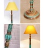 Yellow Mid Century Modern Floor Lamp