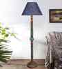 Blue Mid Century Modern Floor Lamp