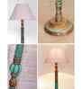 Printed Mid Century Modern Floor Lamp
