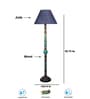 Blue Mid Century Modern Floor Lamp