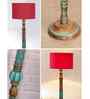 Red Mid Century Modern Floor Lamp