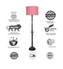 Pink Mid Century Modern Floor Lamp