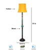 Yellow Mid Century Modern Floor Lamp