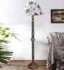 Printed Mid Century Modern Floor Lamp