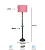 Pink Mid Century Modern Floor Lamp