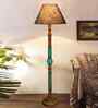 Blue Mid Century Modern Floor Lamp