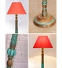 Orange Mid Century Modern Floor Lamp