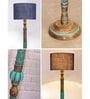Blue Mid Century Modern Floor Lamp