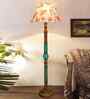 Printed Mid Century Modern Floor Lamp