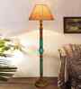 Beige Mid Century Modern Floor Lamp