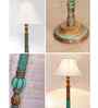 CrossPleated Mid Century Modern Floor Lamp