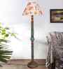 Printed Mid Century Modern Floor Lamp