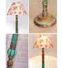 Printed Mid Century Modern Floor Lamp