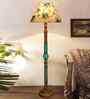 Printed Mid Century Modern Floor Lamp