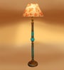 Printed Mid Century Modern Floor Lamp