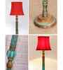 Red Mid Century Modern Floor Lamp