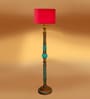 Red Mid Century Modern Floor Lamp