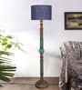 Blue Mid Century Modern Floor Lamp