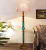 Printed Mid Century Modern Floor Lamp
