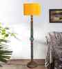 Yellow Mid Century Modern Floor Lamp