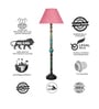 Pink Mid Century Modern Floor Lamp