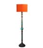Orange Mid Century Modern Floor Lamp