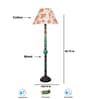 Printed Mid Century Modern Floor Lamp