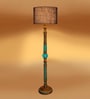 Blue Mid Century Modern Floor Lamp