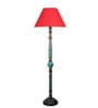 Red Mid Century Modern Floor Lamp