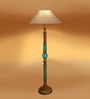Beige Mid Century Modern Floor Lamp