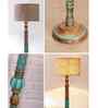 Beige Mid Century Modern Floor Lamp