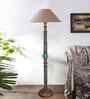 Beige Mid Century Modern Floor Lamp