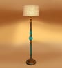 Beige Mid Century Modern Floor Lamp