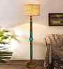 Beige Mid Century Modern Floor Lamp
