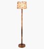 Mid Century Solid Wood Antique Floor Lamp