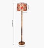 Mid Century Solid Wood Antique Floor Lamp