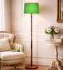 Mid Century Solid Wood Antique Floor Lamp