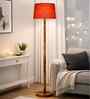 Mid Century Solid Wood Antique Floor Lamp